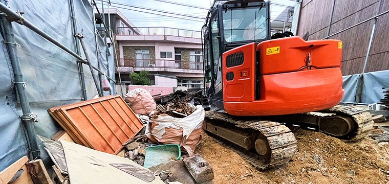 家屋の解体